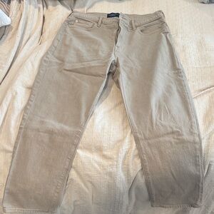 Tan Straight-Leg Jeans ambercrombie and fitch- 34x32